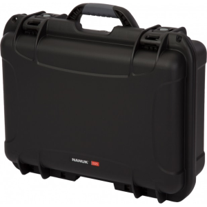 Nanuk 925-1001 925 Black Polymer with Foam Padding & Latches 17\" L x 11.80\" W x 6.40\" H Interior Dimensions