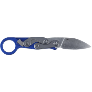 CRKT 4050 Provoke EDC 2.56\" Folding Karambit Plain Satin Stonewashed D2 Steel Blade/ Black/Stonewashed Aluminum Handle Includes Pocket Clip