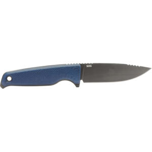 S.O.G SOG-17-79-01 Altair FX 3.40\" Fixed Plain Satin TiNi Cryo CPM 154 SS Blade/ Squid Ink Black GRN Handle
