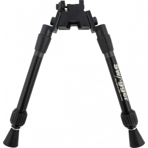 Swagger SWAG-BP-SEA12 Sea12 Extreme Angle Bipod with Black Finish, Picatinny Attachment & 9-12\" Vertical Adjustment