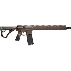 Daniel Defense 02338047 DDM4 V7 Semi-Auto 223 Rem/5.56 NATO 16\" 30+1 6-Position Brown Stock Brown Cerakote - Daniel Defense