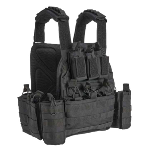 Guard Dog Body Armor Sheppard Plate Carrier - Black- W/ Quick Disconnects - SHEPPARD-BLK