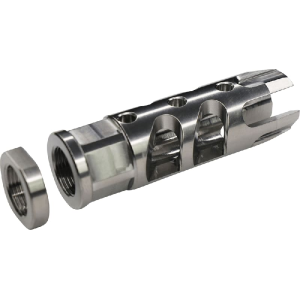 Fostech Strake Brake for .223/5.56 AR-15 Rifles - 1/2X28 Thread Pitch - Titanium - 2503-Ti-5.56