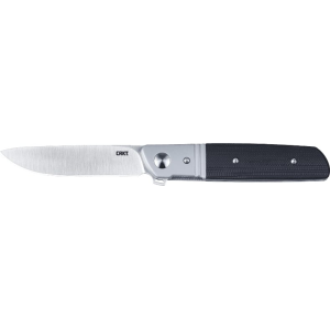 CRKT Bamboozled Assisted Folding Knife 3-3/10\" Drop Point Blade Black