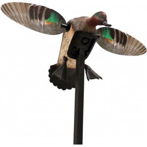 Mojo Outdoors HW2474 Elite Series Green Winged Teal Duck Species Natural Molded Plastic Features Remote Compatible