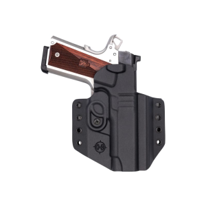 C&G Holsters 1856100 Covert OWB Black Kydex Belt Loop Fits 1911 4.25\"/ Wilson Combat EDC X9 Right Hand