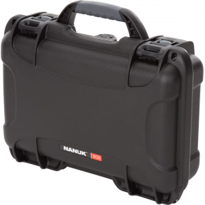Nanuk 909-1001 909 Waterproof Black Resin with Foam Padding & Airline Approved 11.40\" L x 7\" W x 3.70\" H Interior Dimensions