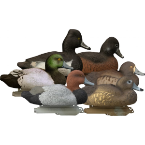 Higdon Outdoors 19994 Standard Diver Pack Bluebill/Redhead/Ringneck Species Multi Color Foam Filled 6 Pack