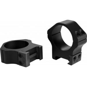 Warne 502M Maxima Horizontal Ring Set Fixed For Rifle Maxima/Weaver/Picatinny High 1\" Tube Matte Black Steel - Warne Mfg