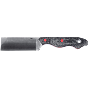 CRKT 4037 Razel 2.97\" Fixed Plain Satin D2 Steel Blade/Weathered Resin Infused Fiber Handle Includes Sheath