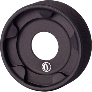 Rugged Suppressors Front Cap FC002 9mm 1.2oz Black For Obsidian 9/45 Suppressors Aluminum