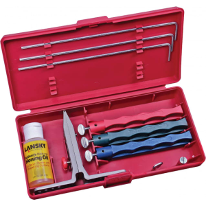 Lansky LKC03 Stnd Sharpening System Alumina Ceramic C,M,F Plastic Handle