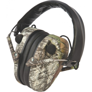 Caldwell 487200 E-Max Electronic Low Profile 23 dB Black/Mossy Oak Break-Up - Battenfeld