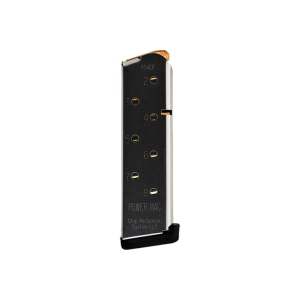 CMC Products 16132C Power Mag Black Compact Detachable 8rd 45 ACP for 1911 Officer