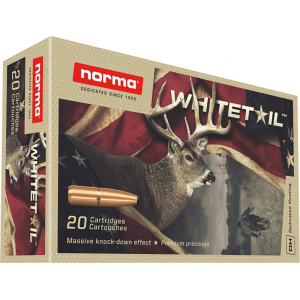 Norma Ammunition (RUAG) 20177412 Whitetail 300 Win Mag 150 gr Pointed Soft Point (PSP) - 20rd Box