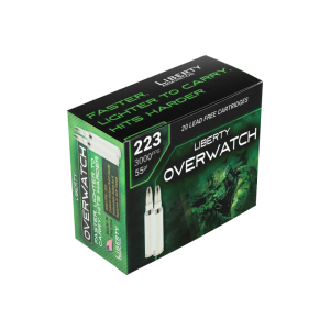 Liberty Ammunition LAOW223553000 OverWatch 223 Rem 55 GR20 Per Box/ 50 Cs - 20rd Box
