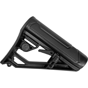 Adaptive Tactical AT02013 EX Performance Lite Adj. Black Synthetic M4 Style, Swivel Stud, Fits AR-Platform (Mil-Spec Buffer Tubes)