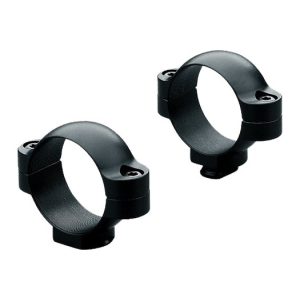 Leupold 49904 Standard Ring Set 1\" Dia High Black Matte - Leupold / Redfield