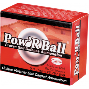 Cor-Bon PB45165 Glaser 45 Automatic Colt Pistol +P Powrball 165 GR 20Case/25Case - 20rd Box