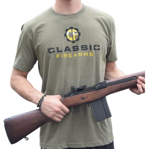 Classic Firearms T-Shirt - Military Green