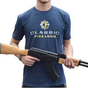 Classic Firearms T-Shirt - Navy