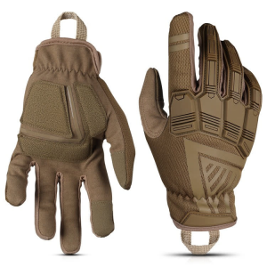 Glove Station Impulse Guard TPR Impact Resistant Tactical Gloves - Tan - Extra Large - GS-TKG126-XL-TAN