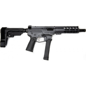 Battle Arms Xiphos 9P Semi-Automatic AR-15 Pistol W/ SB Tactical SBA3 Adjustable Brace 8\" Barrel 9mm 33rd - Combat Grey Cerakote Finish - XIPHOS-004