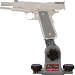Tipton 558080 1911 Mag Well Vise Block Gun Vise Handgun Firearm Gray/Red Polymer - Battenfeld