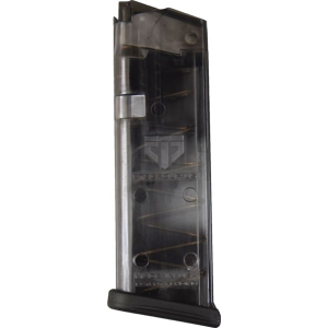 ETS Group GLK-19 Pistol Mags Clear Detachable 15rd 9mm Luger for Glock 26, 19 Gen1-5