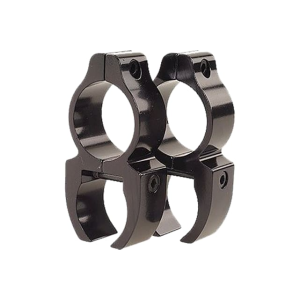 Leupold 57327 Rifleman Rimfire Scope Ring Set See-Thru For Rifle Weaver Medium 1\" Tube Black Gloss Aluminum - Leupold / Redfield