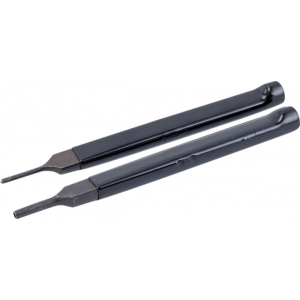 Wheeler Engineering AR15 Bolt Catch Install Punch Kit, 2 Steel Punches, Rubber Over-Molded Handle - Battenfeld
