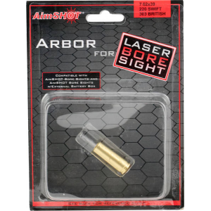 Aimshot AR762 Arbor Boresighter 7.62x39mm Brass, For Use With .223 Laser Bore Sight Module