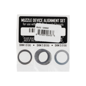 Rugged Suppressor SA002 Shim Kit 5/8x24 Steel Black Nitride Finish