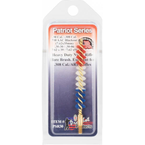 Pro-Shot PSR30 Patriot Series Bore Brush 7.62mm/300 Blackout/30/308 Cal Rifle #8-32 Thread Brass Core Nylon Bristles