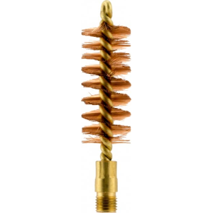 Pro-Shot 28S Bore Brush 28 Gauge Shotgun #5/16-27 Thread Bronze Bristles Looped Tip Brass Core