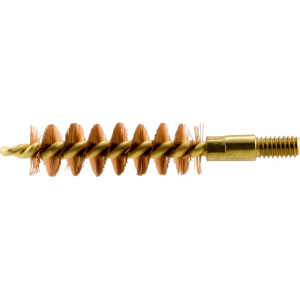 Pro-Shot 9P Bore Brush 9mm Pistol #8-32 Thread Bronze Bristles Brass Core
