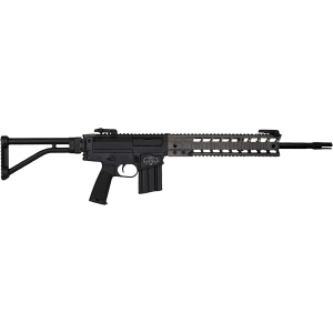 Brigade Manufacturing Makasi 5.56x45mm FAL-AR15 Hybrid Semi-Automatic Rifle, 16\" Barrel, 12\" Quad Rail, Tungsten Cerakote- M561163NQ