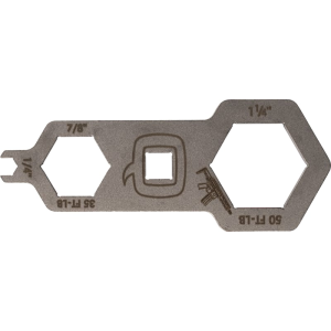 Q LLC TOOLMULTIHB Honey Badger Multi-Tool Silver Stainless Steel