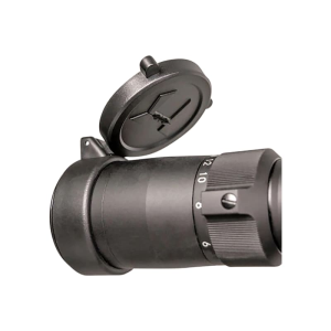 Huskemaw Optics Blue Diamond Flip-Up Lens Caps 50mm Objective Black Rubber