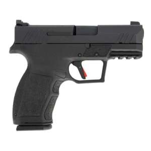 Tisas PX-9 Carry Semi-Automatic, 3.5\" Barrel, Flat Trigger, Interchangeable Backstraps & Grip Panels, 15 Round Magazine, Black