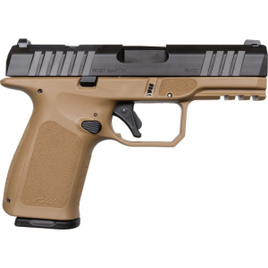 Rost Martin RM1C Semi-Automatic 9x19mm Optic Ready Striker Fired Pistol, 4\" Barrel, (1) 15 Round & (1) 17 Round Magazine - FDE - RM1CFDEOSP