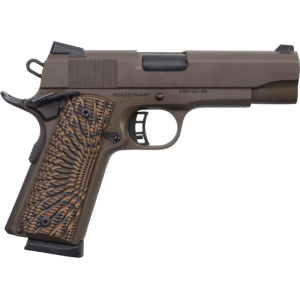 Rock Island Armory M1911-A1 Rock Mid-Size Semi-Automatic .45 ACP 1911 Pistol. 4.25\" Barrel, (1) 8 Round Magazine - 56462 - Patriot Brown Cerakote - Rock Island Armory