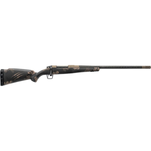 Fierce Firearms ROG7PRC24BRS Carbon Rogue Full Size 3+1 24\" Hand Lapped/Match Grade Threaded Barrel, Smoked Bronze Cerakote Steel Receiver, Sonora Ambush Camo Fierce Rogue Carbon Fiber Stock