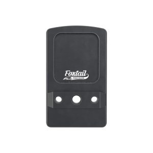 Foxtail Precision 100014 Rear Sight Dovetail Optic Adapter Plate, Black Anodized - Compatible With Glock Non-MOS Pistols