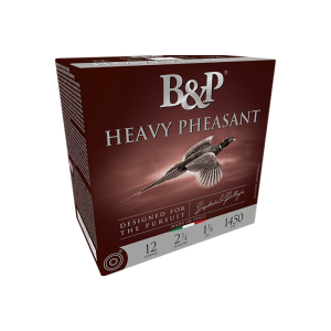 B&P Ammunition 12B38H4 Heavy Pheasant 12Gauge 2.75\" 1 3/8oz 4Shot 25 Per Box