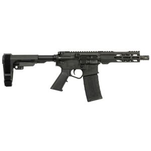 Wise Arms WA-15B 7.5-556-SBA3-BLK Semi-Auto Pistol, 5.56 NATO, 7.5\" Barrel, 30+1, SBA3 Brace, Threaded Barrel.