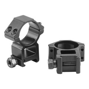 Riton Optics X34H Scope Rings, 34mm High, Aluminum, Black Anodized, Weaver/Picatinny.