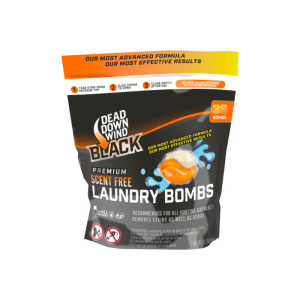 Dead Down Wind 118418 Laundry Bombs Black Premium Odor Eliminator Unscented Scent 36CT