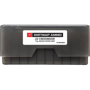 Fierce Firearms Dirtnap 22 Creedmoor 77gr Nosler Competition 20rd Brass Case
