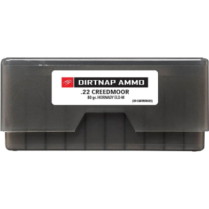 Fierce Firearms Dirtnap 22 Creedmoor 80gr ELD Match Brass Case 20 Rounds